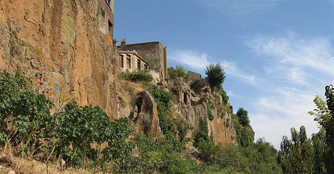 Civita di Bagnoregio - Vista dal terreno precario