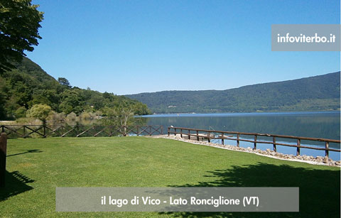 Lago di Vico (VT) - Vista panoramica in prossimità del ristorante Fiorò